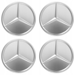 Capace MERCEDES 75 mm Argint