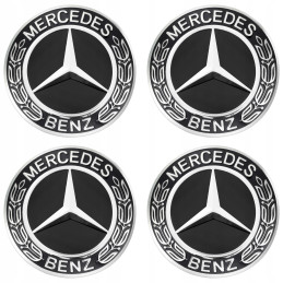 Capace MERCEDES 75 mm Negru