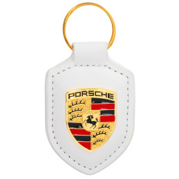 Breloc Porsche - culoare albă