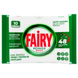 Fairy Power Wipes 10 buc...